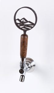 Knockout Knobs Bright Idea Beer Tap round black