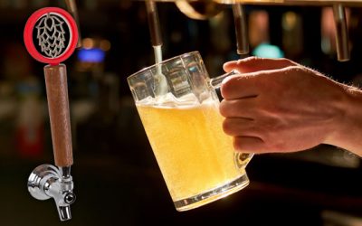 Hops in a Circle Beer Tap Handle