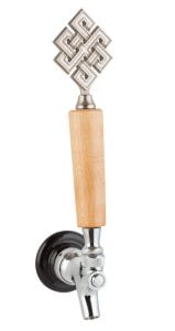 Skewed Brewery Logo Tap Handle