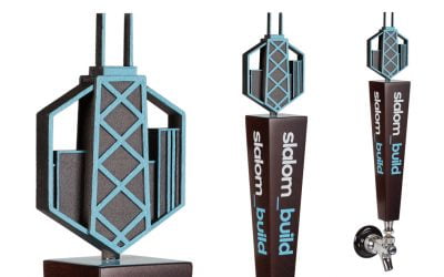 Custom Office Tap Handle for Slalom Build