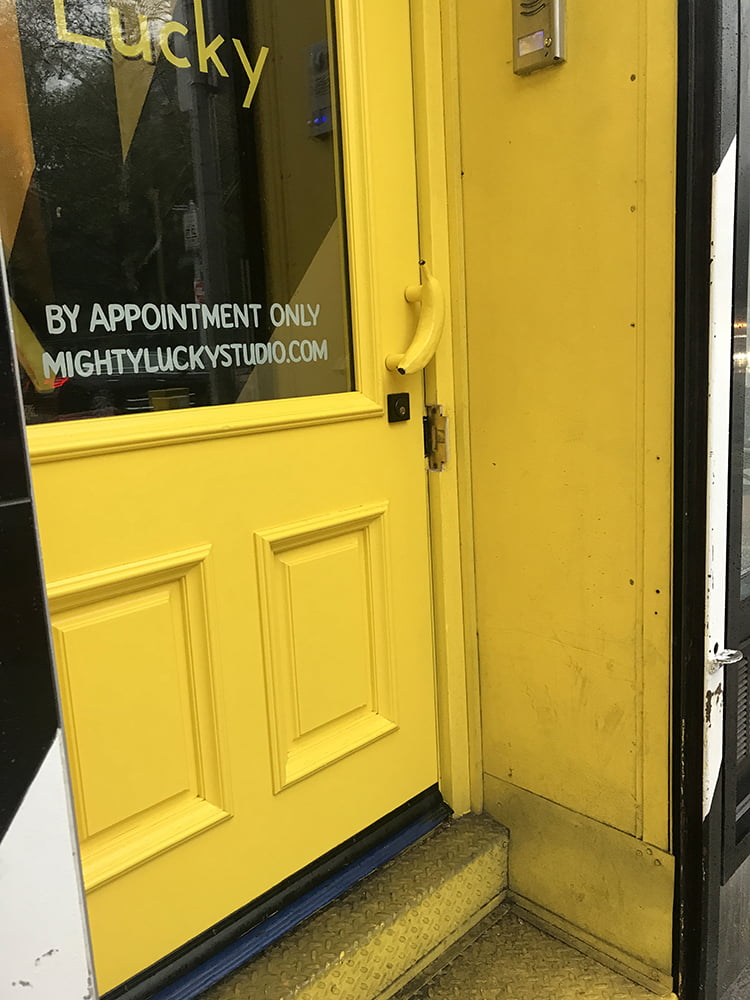 Mighty Lucky Photography Studios Banana Door Handle