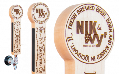 Nik and Ivy Brewing Tap Handles