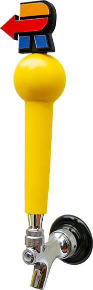 Joystick and Flipper Tap Handles Yellow