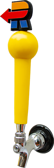 R_Tap_Yellow_LEFT Joystick and Flipper Tap Handles Yellow