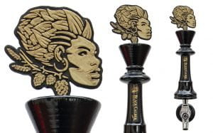 Chess piece tap handle