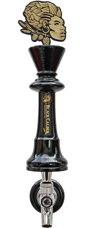 Black Calder Custom Beer Tap by Knockout Designs