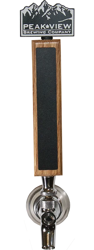 Peak View Custom Beer Tap by Knockout Designs