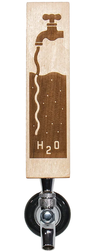 Glass Jug Brewing H2O Custom Beer Tap by Knockout Designs